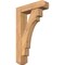 Ekena Millwork Merced Craftsman Smooth Bracket w/ Offset Brace, Western Red Cedar, 5 1/2"W x 20"D x 32"H BKT0604X20X32MRC04SWR - alternate 1